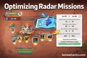 Radarmissionen in Last War Survival