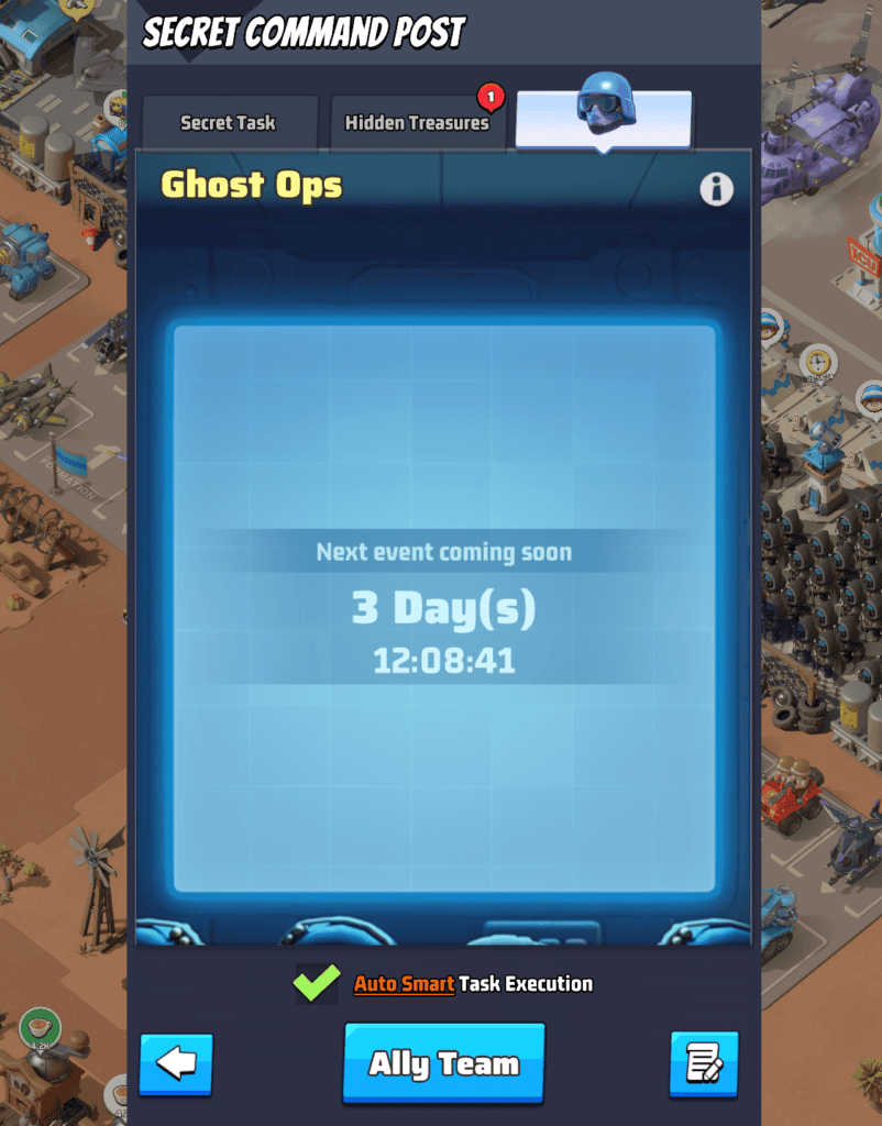 Geister Mission in last war