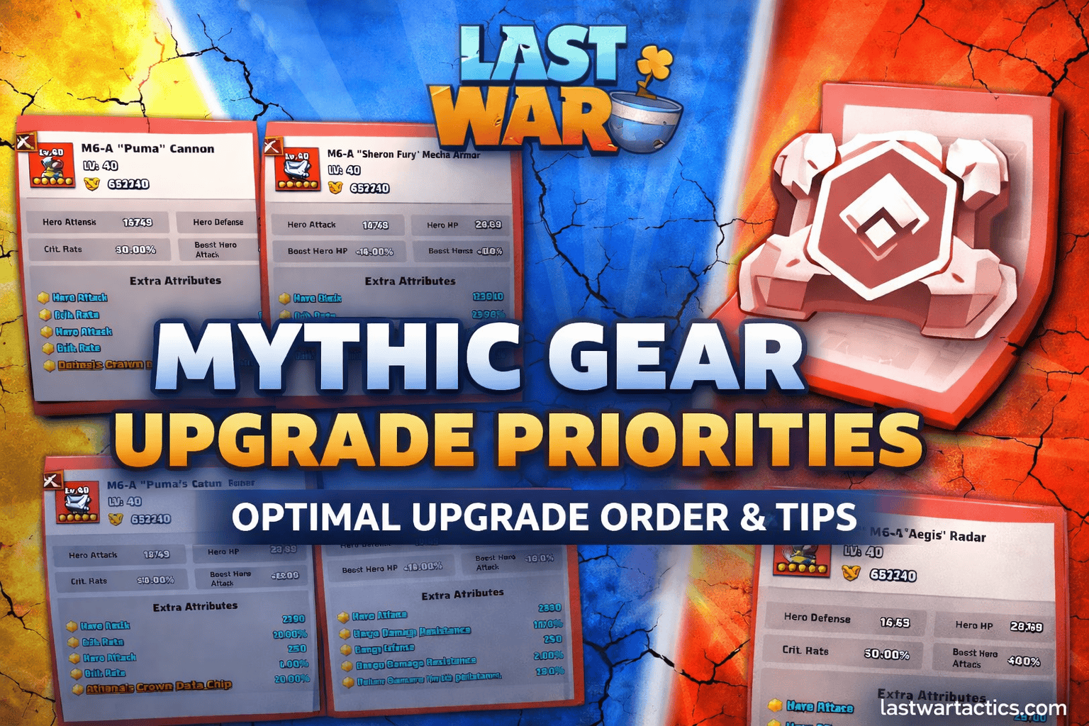 Mythische Blaupausen und Ausrüstung Last War